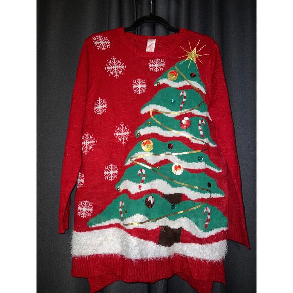 Ugly Christmas Sweater Sweaters - Ugly Christmas Sweater Xmas Size 1X